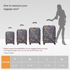 Explore Land Travel Carry On Luggage Cover Suitcase Protector Fits 18-22 Inch Ca