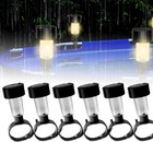 Solar Pool Lights For Above Ground Pools  Pack Of 6 Waterproof Pool Accessory   