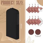 Sets 40   X4   X 6   Short Cotton Garment Bags For 40 X 24 X 6 Inch 2 Black
