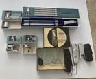 German Minox B Vintage Spy Camera Lot In Original Boxes - Stand  Loupe  Flash