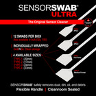 Photographic Solutions Sensor Swab Ultra - Type 3  24mm  pack Of 12 