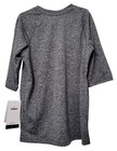 Nike Boys  Half Sleeve Hydro Rash Guard Heather Gray T-shirt Size Large