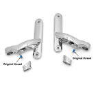 Chrome Auxiliary Lamp Fog Light Bracket For Harley Touring Street Glide Roadking