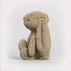 Jellycat Bashful Bunny Oatmeal Tan Pink Nose 8    Plush Mini Rabbit Stuffed Euc