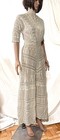 Antique 1900s Edwardian Lingerie Dress  Embroidered Batiste  Lace