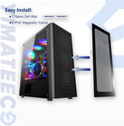 Magnetic Dust Filter For Pc Fans  360x120mm  2-pack  Black Pvc Mesh
