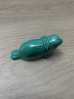 Vintage Hand Carved Malachite Seal Statue Collectible Gemstone Zaire Figurine 