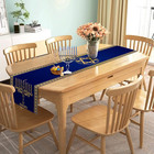 Hanukkah Table Runner Jewish Chanukah Dreidel Menorah Decoration Star Of David K