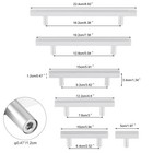 Modern Cabinet Handles Pulls Kitchen Door Drawer T Knobs Stainless Steel Lot