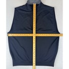 Footjoy Golf Vest Mens Large Black Quarter Zip Performance Stretch Sleeveless