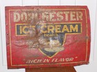 Vintage Dorchester Ice Cream Metal Sign