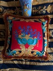 Versace Pillow Cushion Sofa Bed Home  With Insert Red Blue  Christmas  Sale