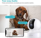 Pet Camera  2k Hd Dog Camera With Phone App  360   Pan tilt View Puppy Cam