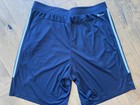 Adidas Men s Aeroready 3-stripe Pes Shorts Navy white 2 Zipper Pockets Large Nwt