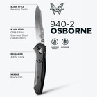 Benchmade 940-2 Osborne S30v G10 Axis Lock Folding Edc Pocket Knife