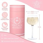 Ithmahco 50th Birthday Gifts For Women  Vintage 1976 Engraved 50th Wine Glass   