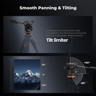 36mm Heavy Duty Tripod Ball Head - 8kg Load  Quick Release  360   Pan  Tilt Limit