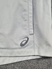 Asics Men s L Gray Full Zip Sleeveless Running Vest Stand-up Collar