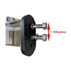 Semi Truck Straight Spring Loaded Mud Flap Hanger Stainless Steel Rh   Lh 1 125 