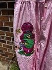 Vintage 1992 Barney Baby Girls Toddler Snap button Dress Size 2t  24 Months 