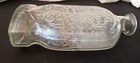 Vintage Schenley Whiskey Liquor Embossed Glass Bottle Decanter Cork Top