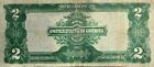 1899  2 Large Two Dollar Silver Certificate Note  nickname Of Mini Port Hole  Vf