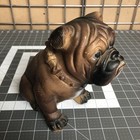 Vintage 1970   s Mack Truck Advertising Bulldog Dog Bank Hard Plastic W  Plug