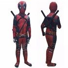 Deadpool Kids Cosplay Costume Superhero Jumpsuit Halloween Party Outfits Us New