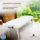 London Linens Pack Of 2 Soft Microfiber Massage Table Sheets 3 Piece Set - In