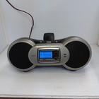Sirius Sportster Sp-b1a Boombox W sp-r2  Antenna   Power Cord   Powers On Untest