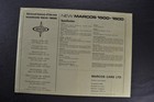1967-1968 Marcos 1500gt 1600 Coupe Brochure Sheet British Ford Original