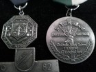 15 Vintage Medals Track And Field Catholic Schools Silver Plated Brass Copper