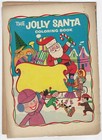 Jolly Santa Coloring Book Vg 1956 Giveaway Promo Dept Store Christmas Claus
