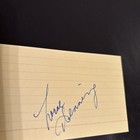 Lorne Henning     72 Ny Islanders 4x Stanley Cup 543 Nhl Games  Hockey Index Card