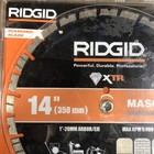 Ridgid 14 In  Masonry Diamond Blade  hd-mpts14 