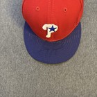 Philadelphia Phillies Hat 7 5 8 Vtg New Era 59fifty Mlb Read