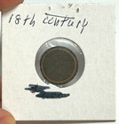 Antique 18th Century Button Beveled Edge Broken Shank Bronze brass Alloy