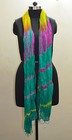 20 Pieces Wholesale Lot Chiffon Scarf Art Indian Handmade Print Stole Hand Died