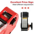 Price Tag Gun Mx-5500 8 Digits Eos Labeler Marking Machine W  Sticker Labels ink