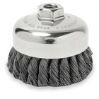Weiler 97427 Cup Wire Brush  Threaded Arbor  3-1 2 
