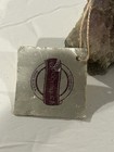Vintage Pewter Wizard Figure W  Staff And Orb On Amethyst Crystal Geode
