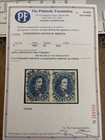 Confederate States 4 Used Pair Of 2 Stamps With Pf Cert Mv215