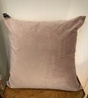 Lavender Velvet Valentines Embroidered Love Pillow 18 X 18    Feather Rodeo Home