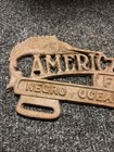 American Beach Fla  Negro Ocean Playground Cast Historical Plate 2