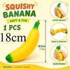 Sunny Days Squeezy Anti-stress Jumbo Banana 19cm Squishy Stretchy Sensory Fidget