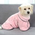 Dog Bathrobe Quick Drying Robe Super Absorbent Dog Towels For Drying Dogs Warm 