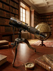 6 Inch Brass Telescope With Antique Finish Nautical Decor Stand