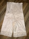Vtg Flexees  garter Loops  6815 Firm Highwaist  hook   Eye  Lacetrim Girdle Sz S