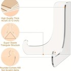 5 Pack Acrylic Display Stand  Plate Stand For Display  Clear Easel Stand 