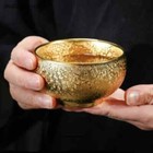 Silver-plated Ceramic Tea Cup Handmade Zen Portable Teacup Chinese Tea Set